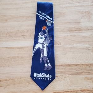 Vintage Silk Neck Tie Utah State University Best West Champs 2000
